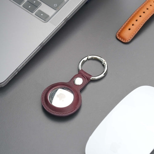 Saratoga Leather AirTag Holder